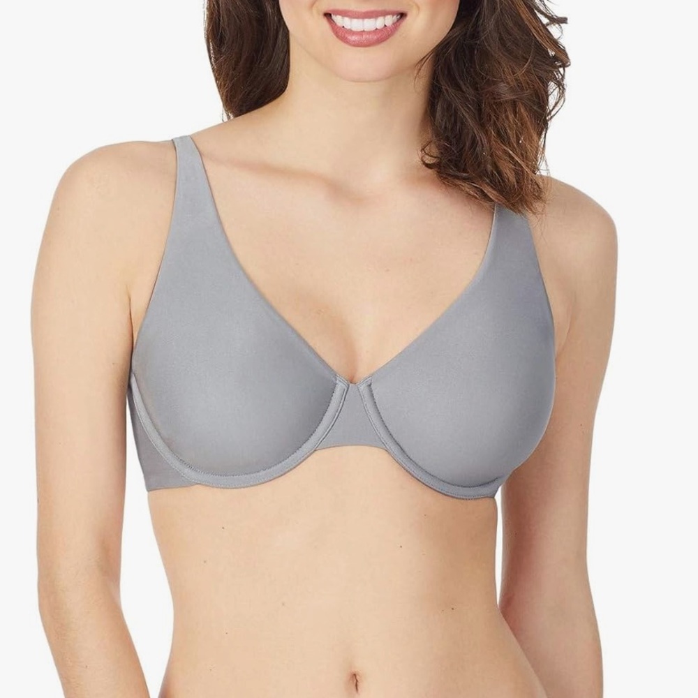 Le Mystere Size 32DDD/F Gray Unlined Underwire Bra